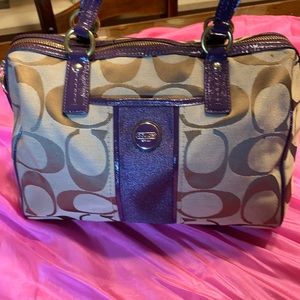 Coach bag- pretty purple